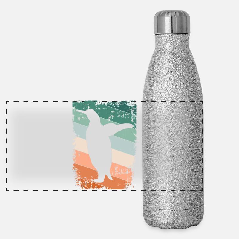 Penguin Penguins Panoramic Glitter Thermal Bottle 500 ml
