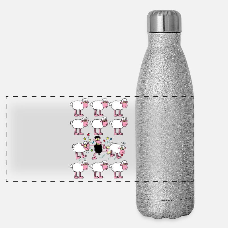 Black sheep Panoramic Glitter Thermal Bottle 500 ml