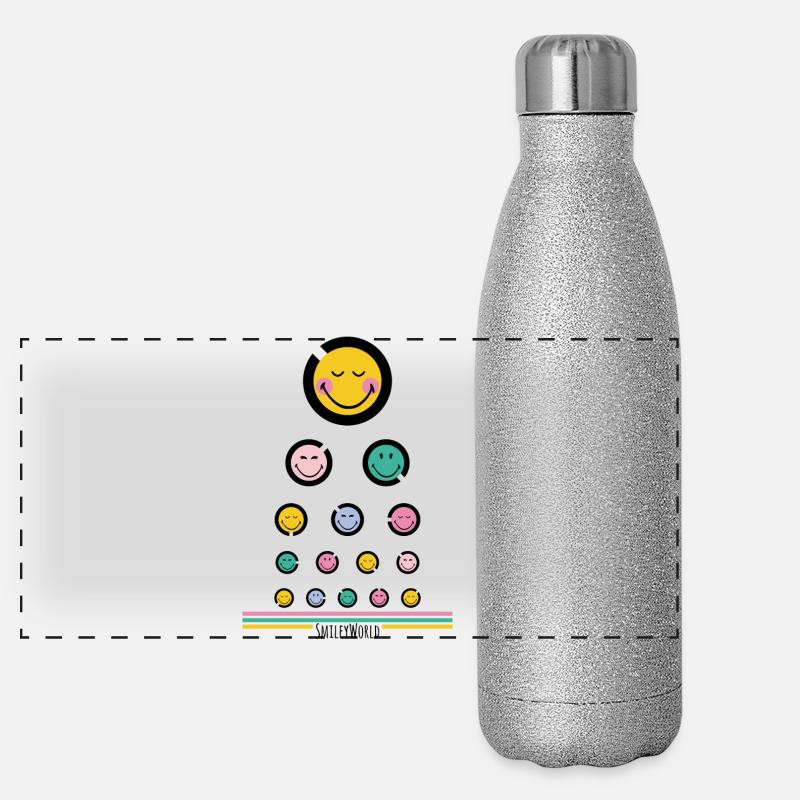 Test oculaire Happy Gourde isotherme panoramique pailletée 500 ml