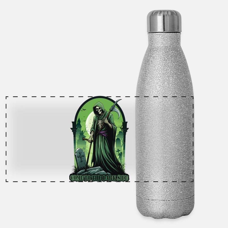Sensenmann Panorama Glitzer Isolierflasche 500 ml