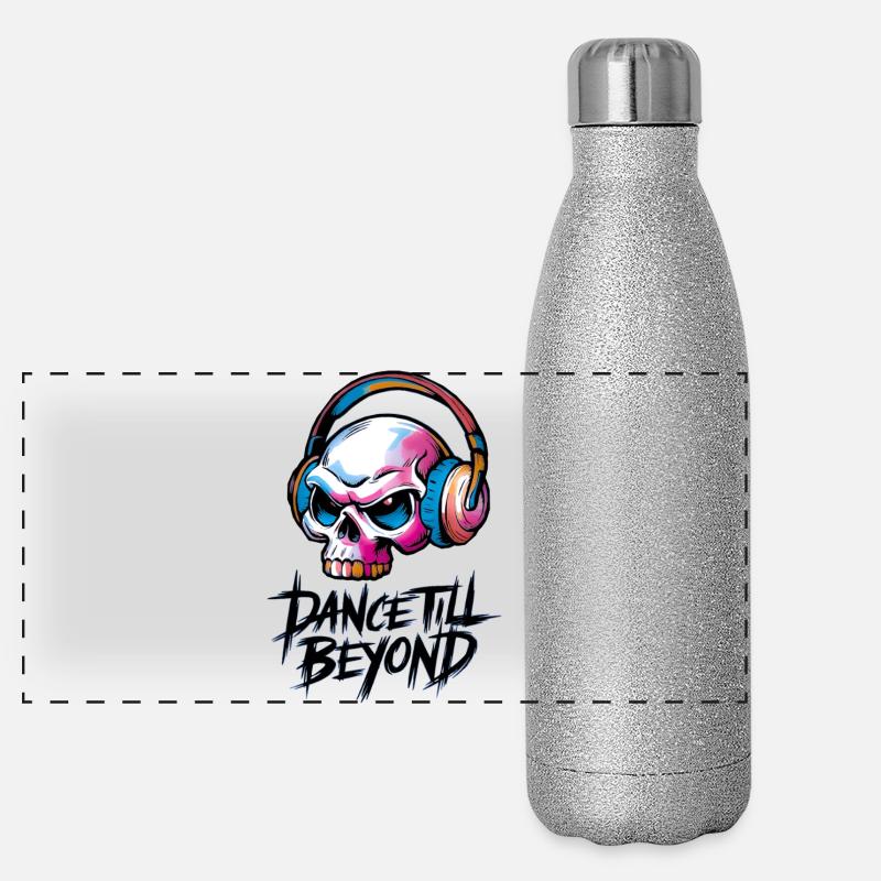 Dance till beyond Panorama Glitzer Isolierflasche 500 ml
