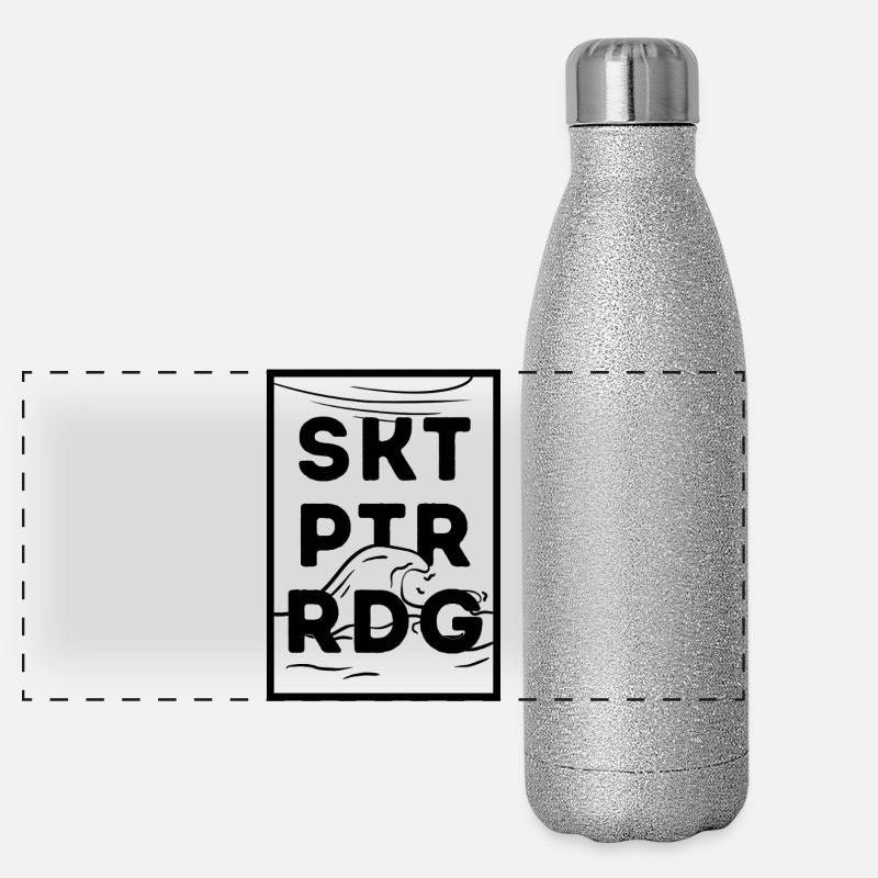 St.Peter-Ording Panorama Glitzer Isolierflasche 500 ml