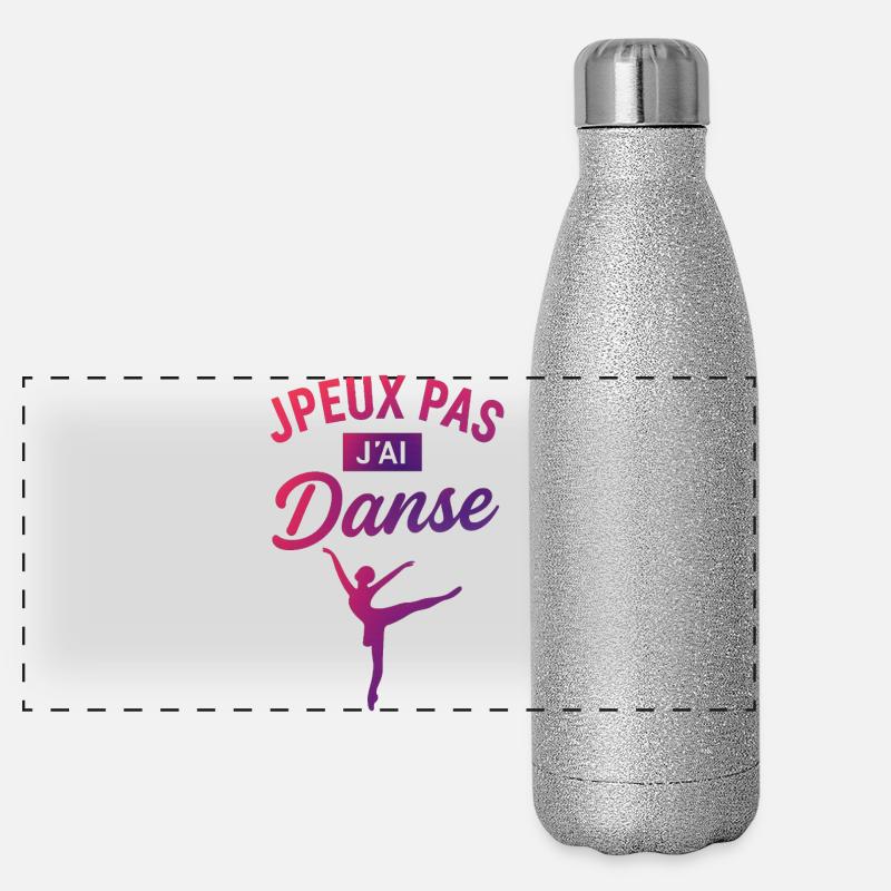 I Can't I Danced — Deliciously Pop Panorama Glitzer Isolierflasche 500 ml
