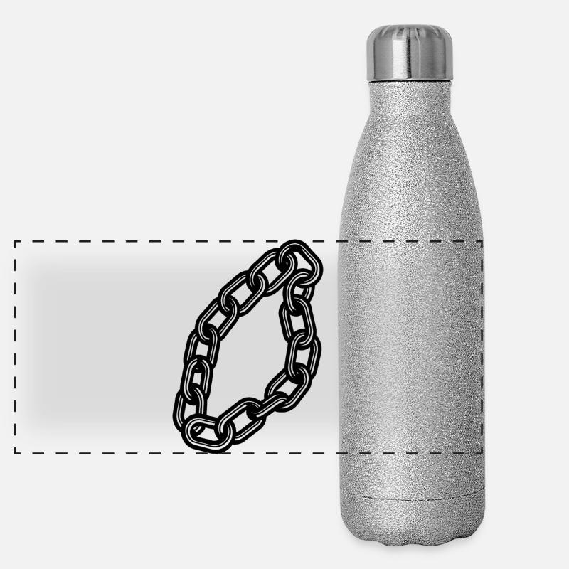 Kette Panorama Glitzer Isolierflasche 500 ml
