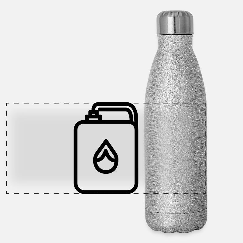 Gas can Panoramic Glitter Thermal Bottle 500 ml