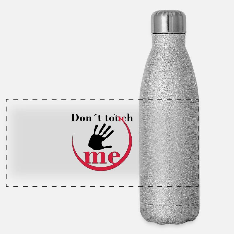 Don´t touch me Panorama Glitzer Isolierflasche 500 ml