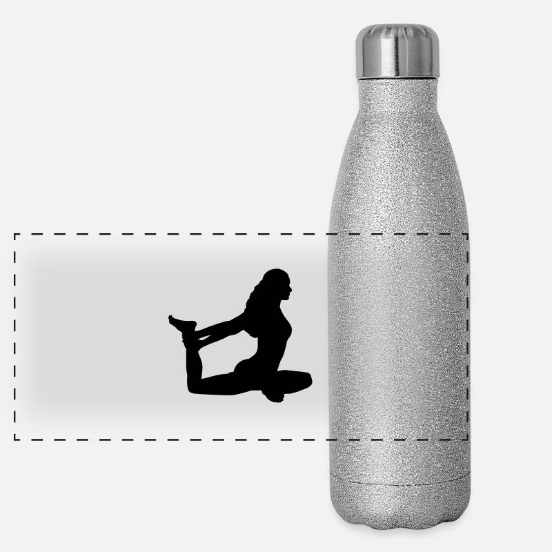 yoga Panoramic Glitter Thermal Bottle 500 ml