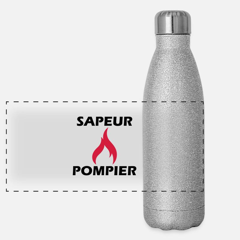sapeur-pompier Panorama Glitzer Isolierflasche 500 ml
