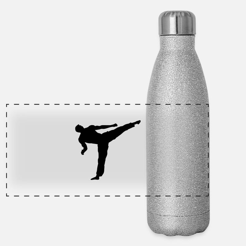 karate Gourde isotherme panoramique pailletée 500 ml
