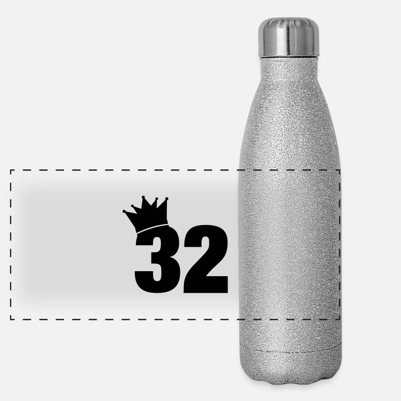 32_krone_f1 Panorama Glitzer Isolierflasche 500 ml