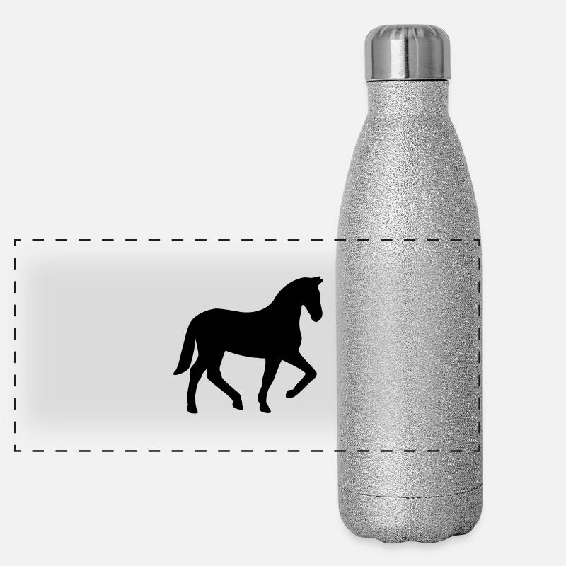 cheval Gourde isotherme panoramique pailletée 500 ml