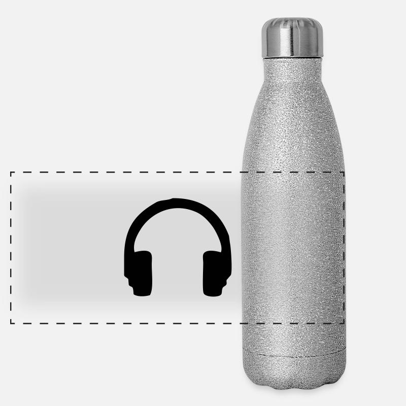 écouteurs / casque Gourde isotherme panoramique pailletée 500 ml