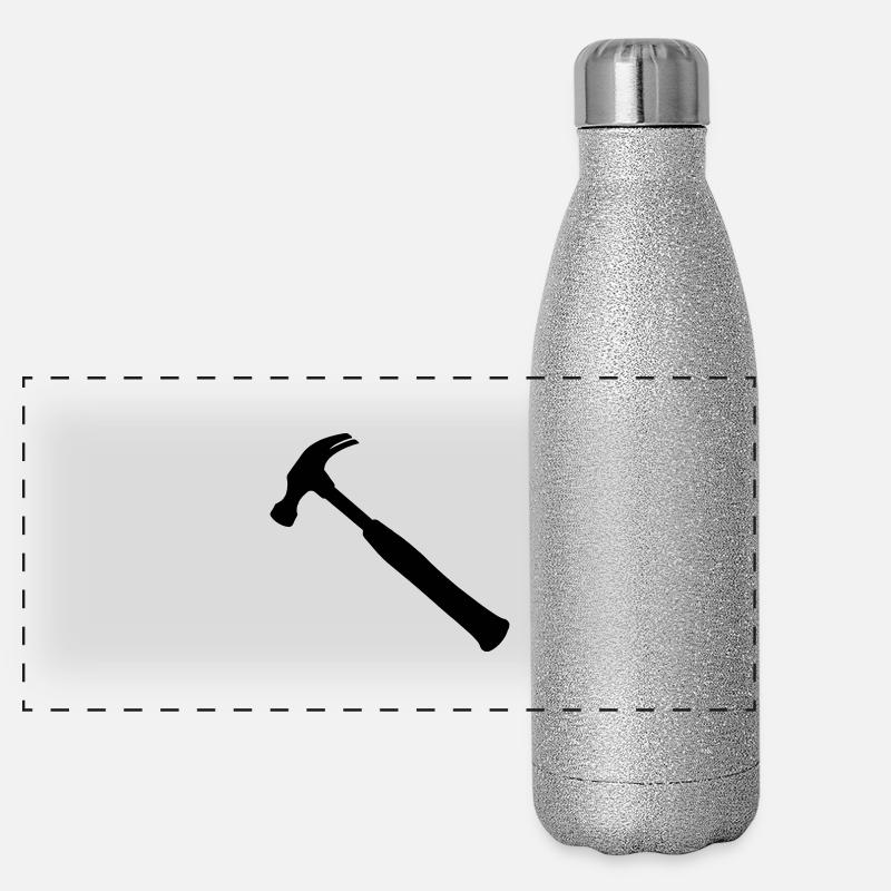 Hammer Claw RIPPING hammer Latthammer Panorama Glitzer Isolierflasche 500 ml