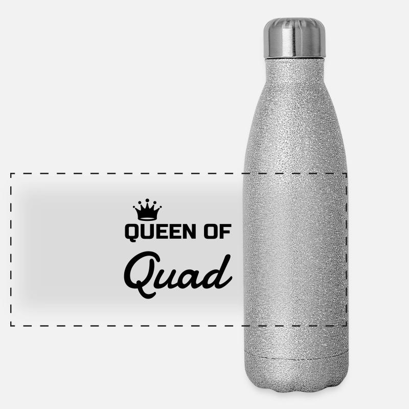 Quad Conduire Sport Voiture ATV Gourde isotherme panoramique pailletée 500 ml