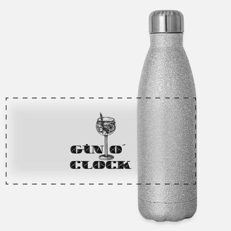 GIN O ́HORLOGE Gourde isotherme panoramique pailletée 500 ml