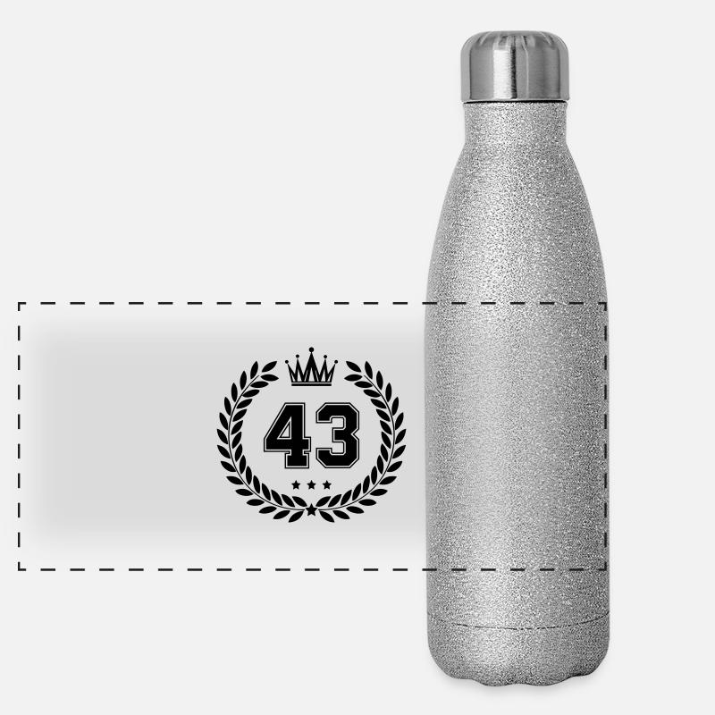 Armoiries 43 Gourde isotherme panoramique pailletée 500 ml