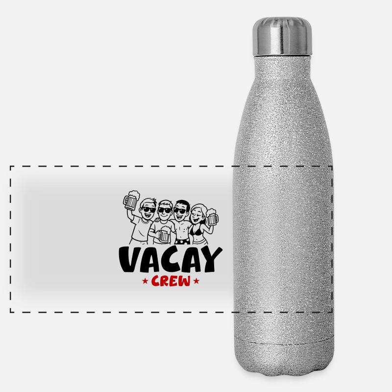 Équipage des Fêtes Gourde isotherme panoramique pailletée 500 ml