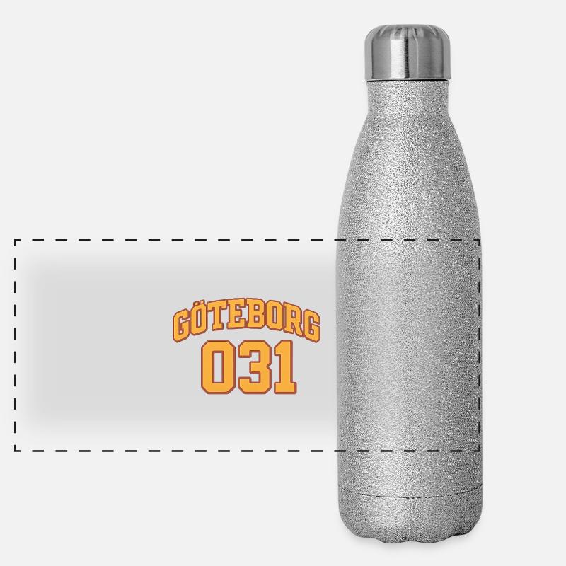Göteborg, 031 Varsity Gourde isotherme panoramique pailletée 500 ml