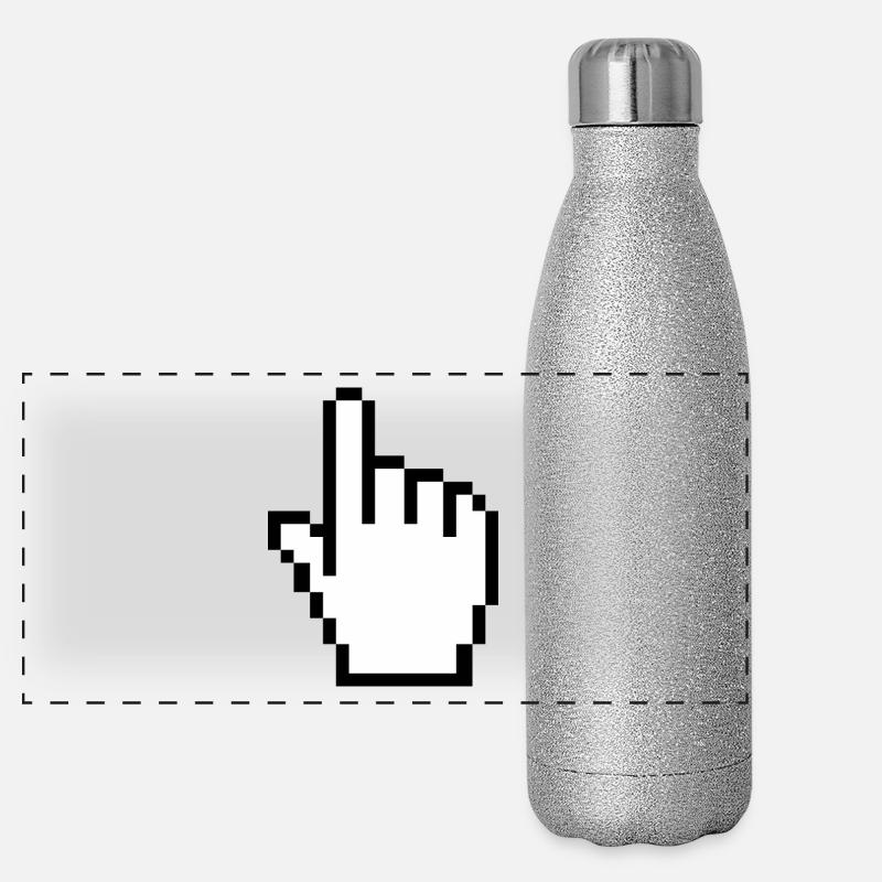 curseur Gourde isotherme panoramique pailletée 500 ml