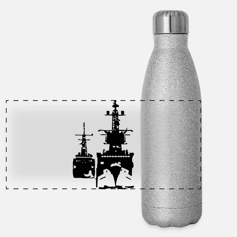 Marine ship Gourde isotherme panoramique pailletée 500 ml