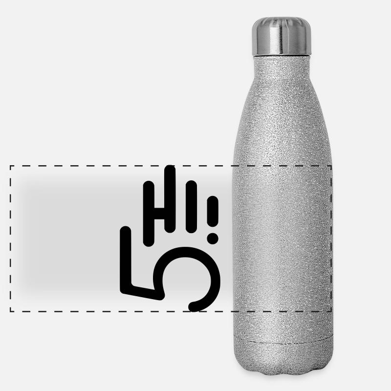 HI5 hi five Panorama Glitzer Isolierflasche 500 ml