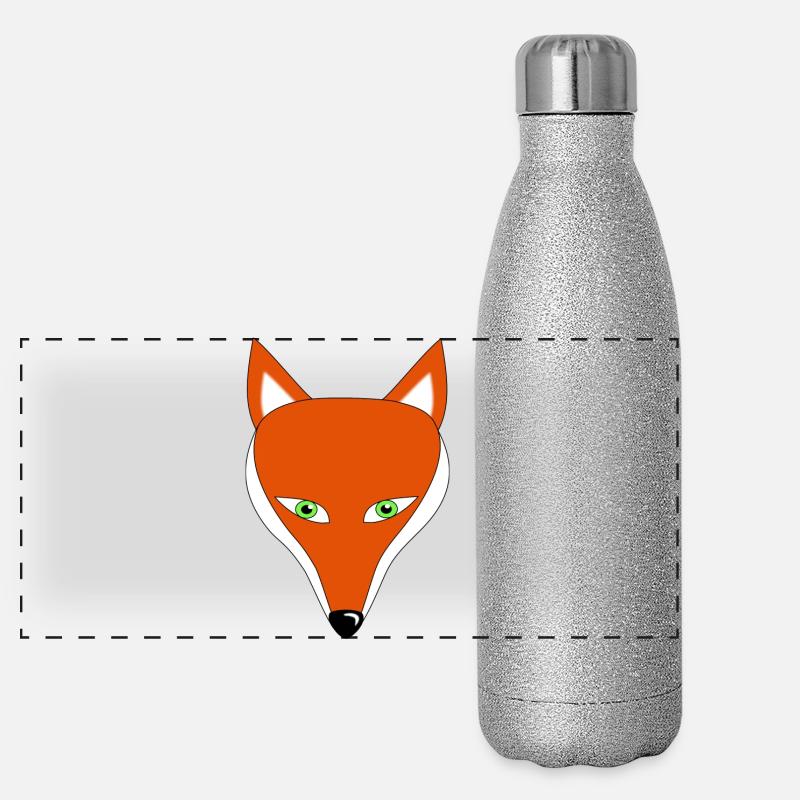 fox Panoramic Glitter Thermal Bottle 500 ml