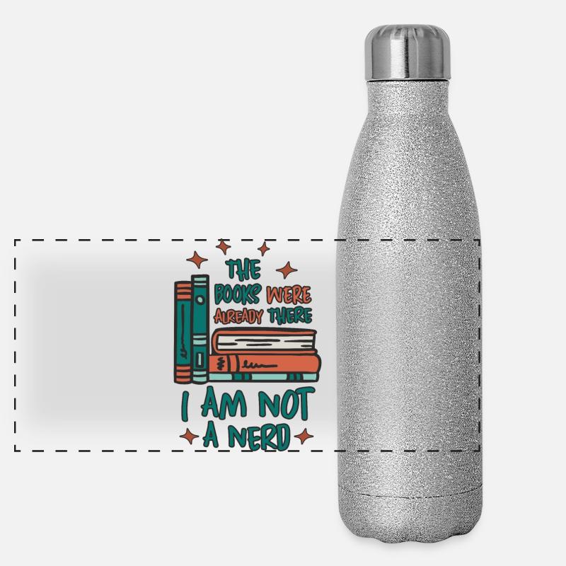 Ver de livres Gourde isotherme panoramique pailletée 500 ml