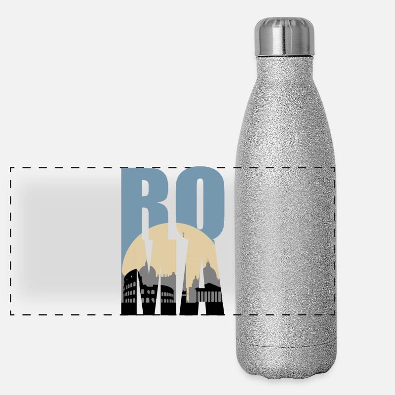 ROM Panorama Glitzer Isolierflasche 500 ml