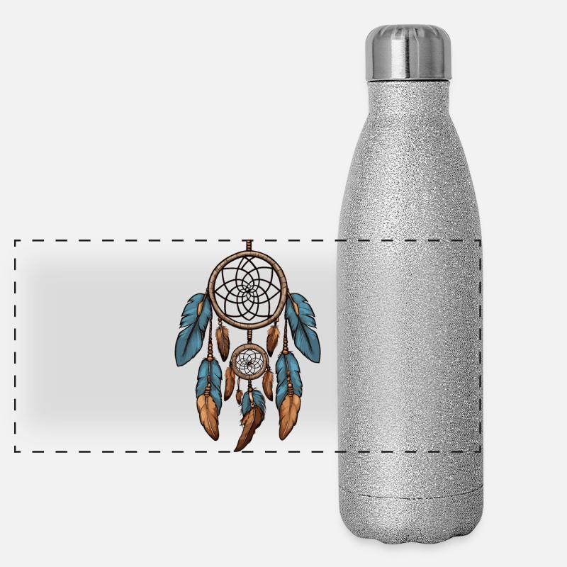 Traumfänger Panorama Glitzer Isolierflasche 500 ml