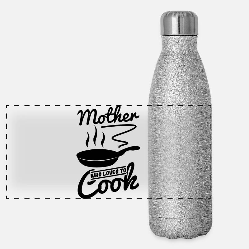 Mère cuisinière Gourde isotherme panoramique pailletée 500 ml
