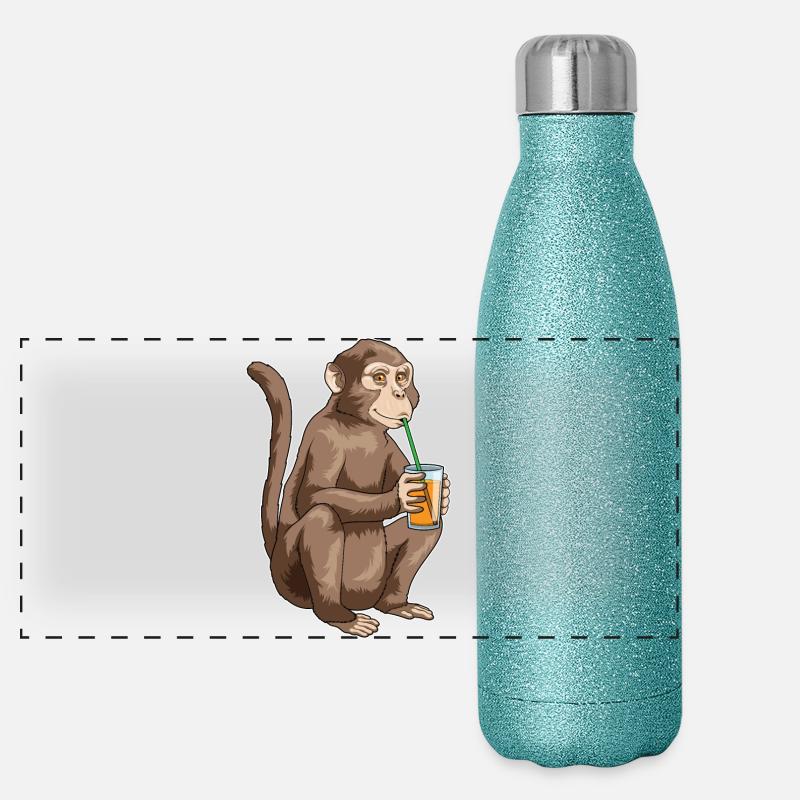 Monkey Juice Panoramic Glitter Thermal Bottle 500 ml