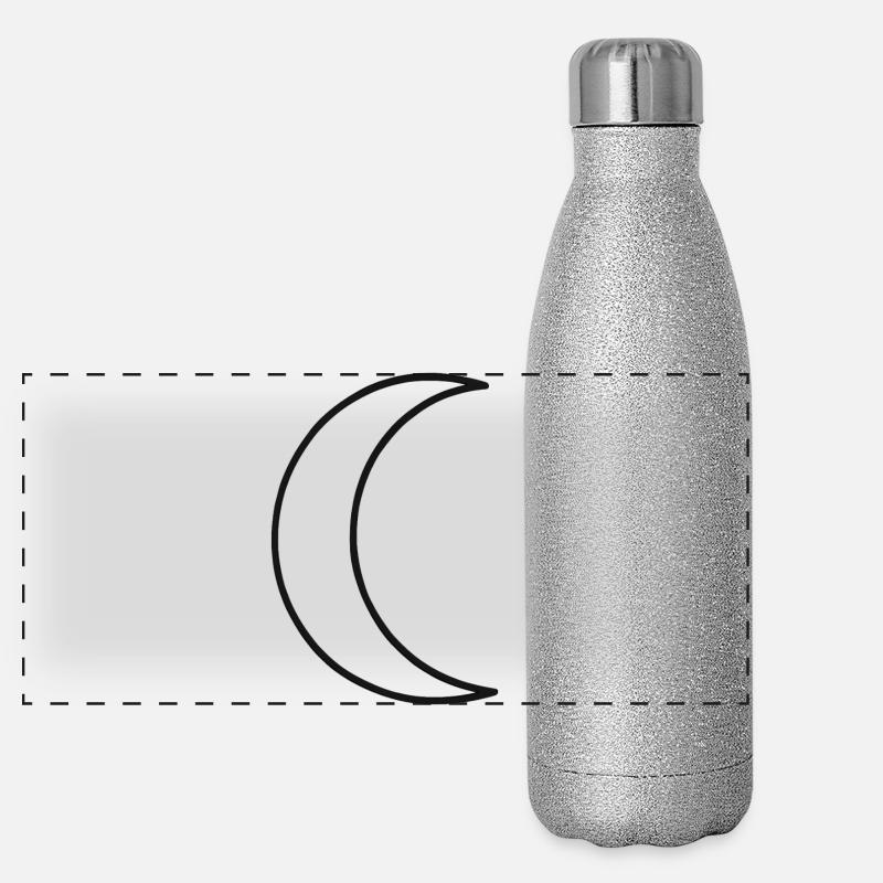 Moon Silhouette Panoramic Glitter Thermal Bottle 500 ml