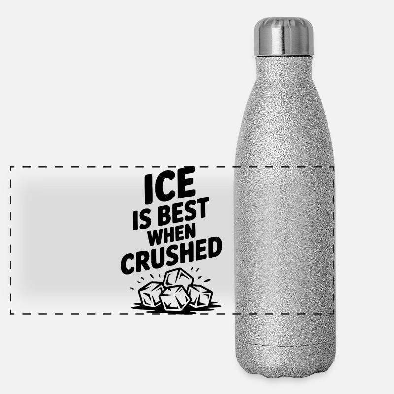 Am besten, wenn man zerdrückt wird Panorama Glitzer Isolierflasche 500 ml