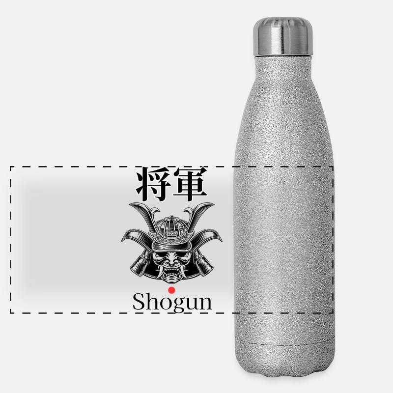 Shogun Kanji Kontrast Panorama Glitzer Isolierflasche 500 ml