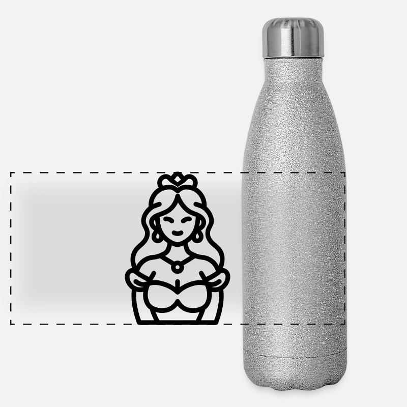princess Panoramic Glitter Thermal Bottle 500 ml