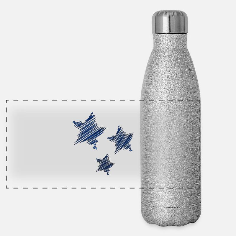 STAR. STAR. STARS. FEAST. ANNIVERSARY. CHRISTMAS. C Panoramic Glitter Thermal Bottle 500 ml
