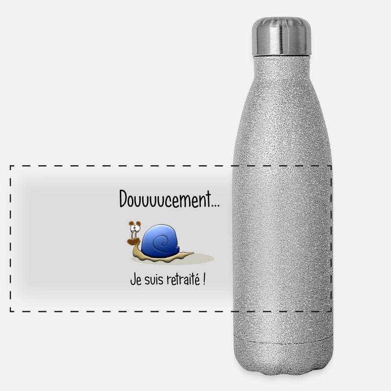 doucement Gourde isotherme panoramique pailletée 500 ml