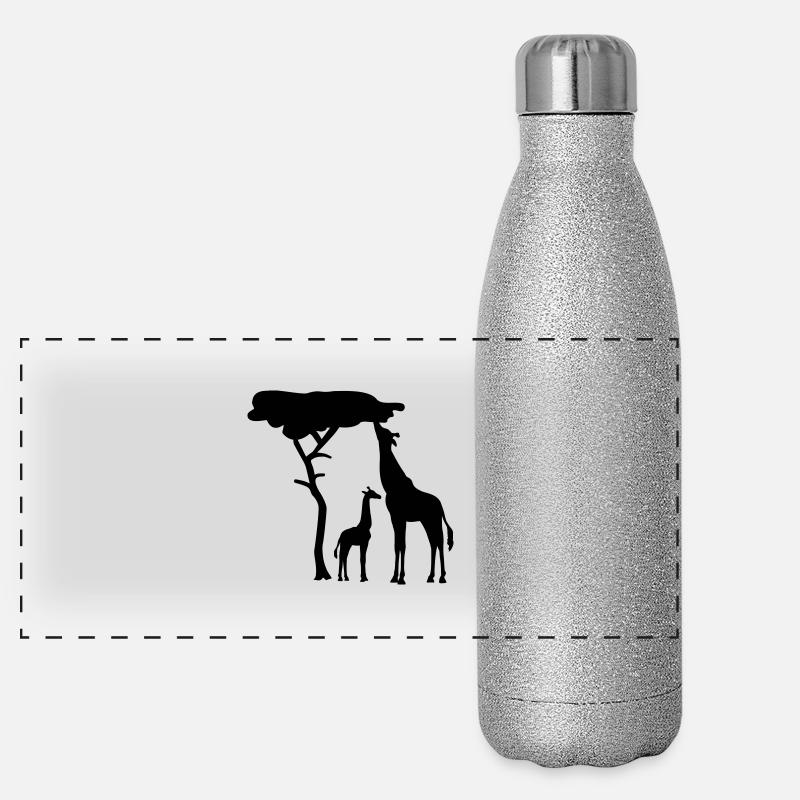 Giraffe Panoramic Glitter Thermal Bottle 500 ml
