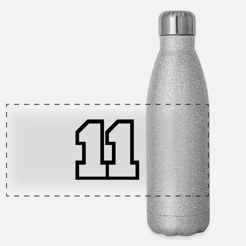 11 Panorama Glitzer Isolierflasche 500 ml