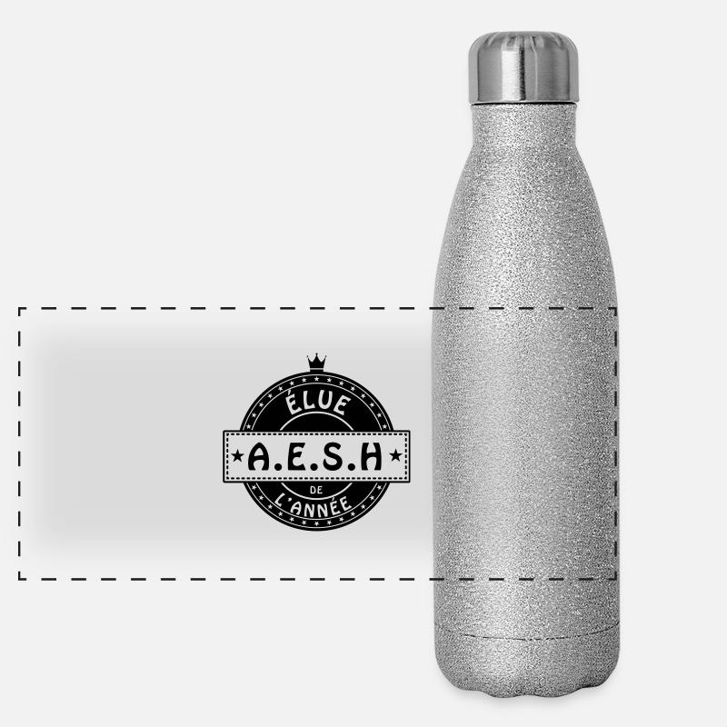 elue aesh accompagnante des élèves AVS assistante Gourde isotherme panoramique pailletée 500 ml