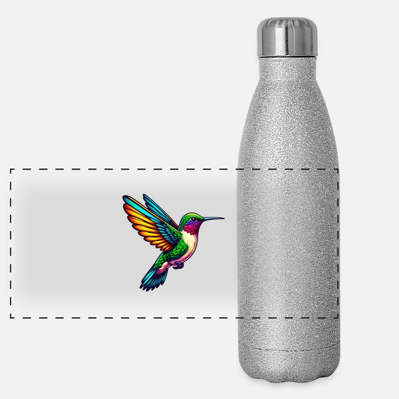 Kolibri Panorama Glitzer Isolierflasche 500 ml