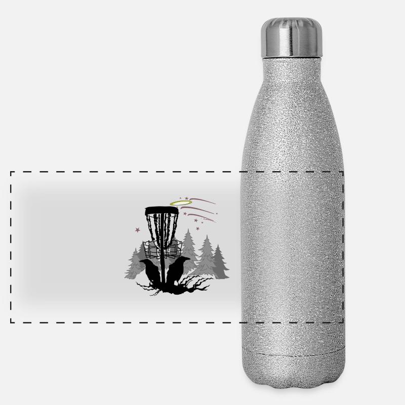 Disque de golf Gourde isotherme panoramique pailletée 500 ml