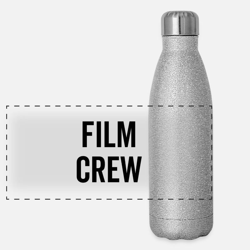 Équipe de tournage Gourde isotherme panoramique pailletée 500 ml