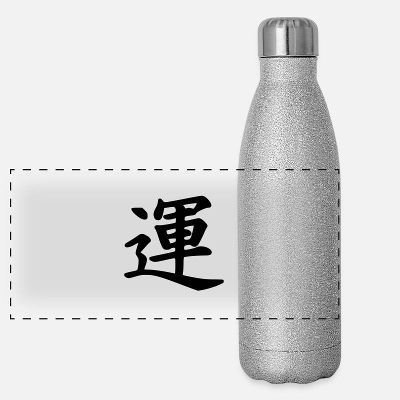 kanji chance Gourde isotherme panoramique pailletée 500 ml