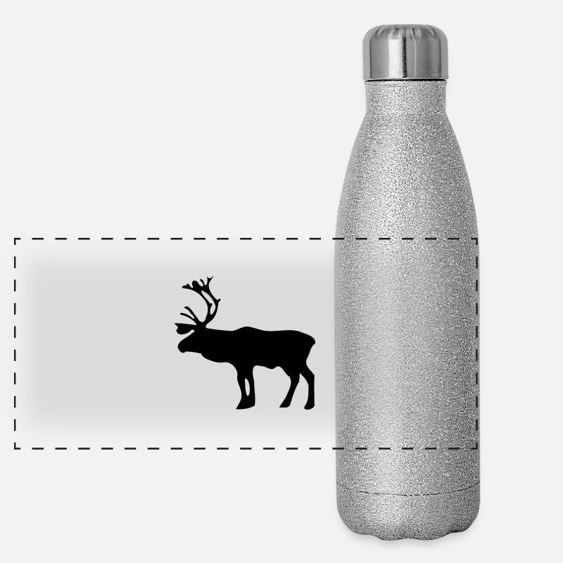 Renne Gourde isotherme panoramique pailletée 500 ml