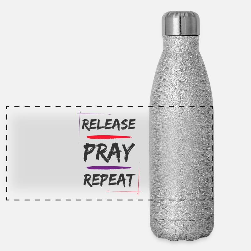Release Pray Repeat Panorama Glitzer Isolierflasche 500 ml