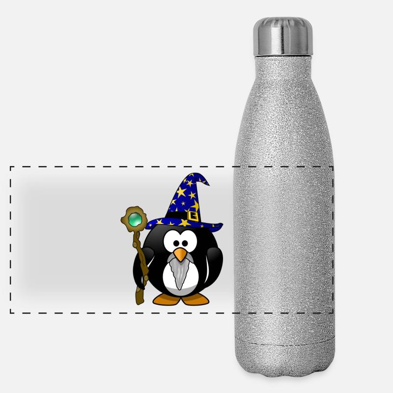 Gandalf sorcerer was peace magic penguin star Panoramic Glitter Thermal Bottle 500 ml