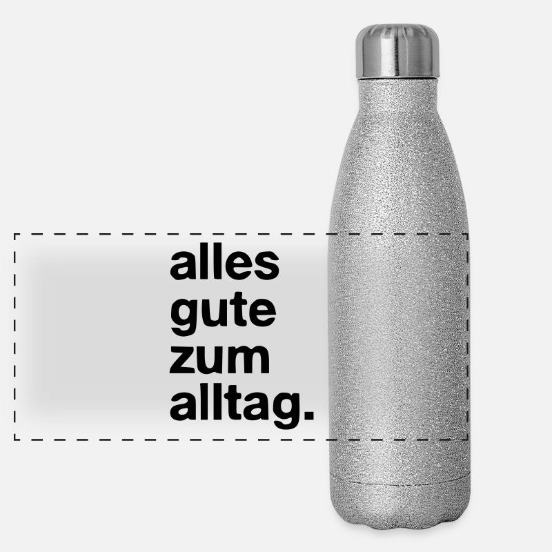 alltag Panorama Glitzer Isolierflasche 500 ml