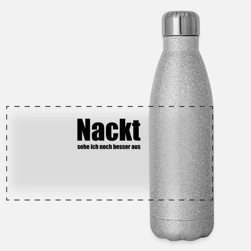 lustig Panorama Glitzer Isolierflasche 500 ml