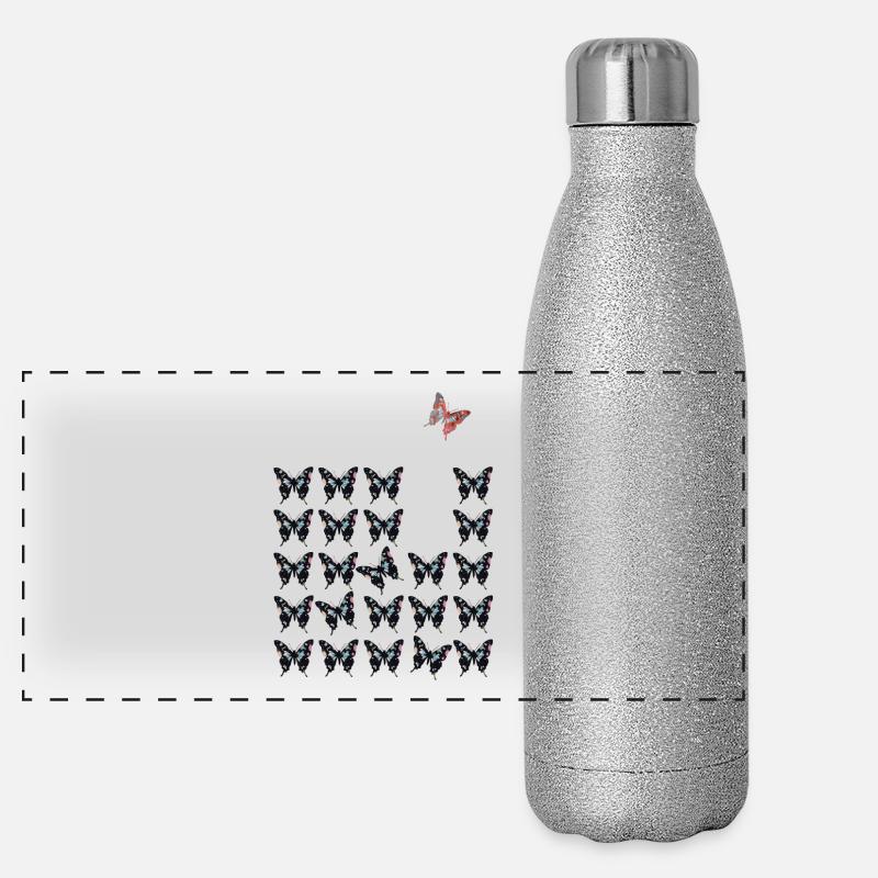 be different Panorama Glitzer Isolierflasche 500 ml